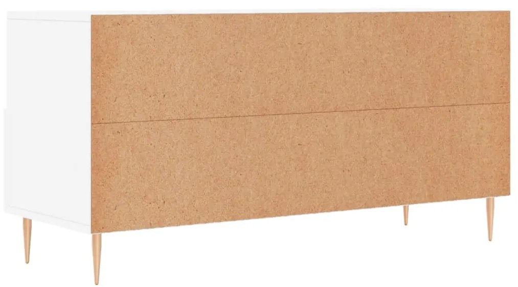 Móvel de TV 102x36x50 cm derivados de madeira branco