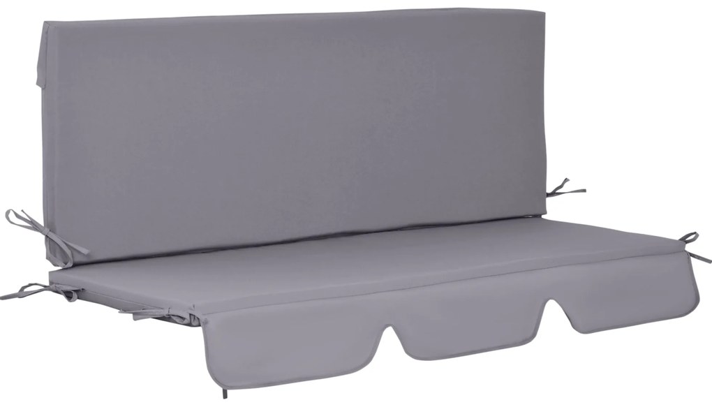 Almofada para Baloiço de 2 Peças 130x45x5 cm Almofada para Baloiço de