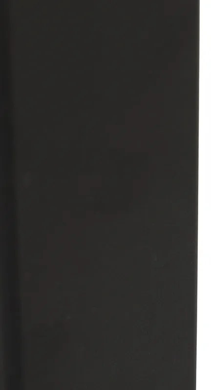 Candeeiro de pé para exterior preto com opal branco 30 cm - Denmark Moderno