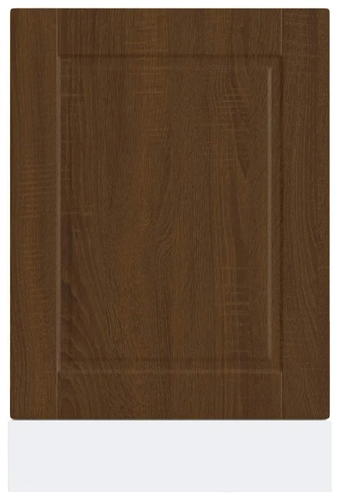 Painel máquina lavar louça Porto carvalho castanho 45x1,5x67 cm