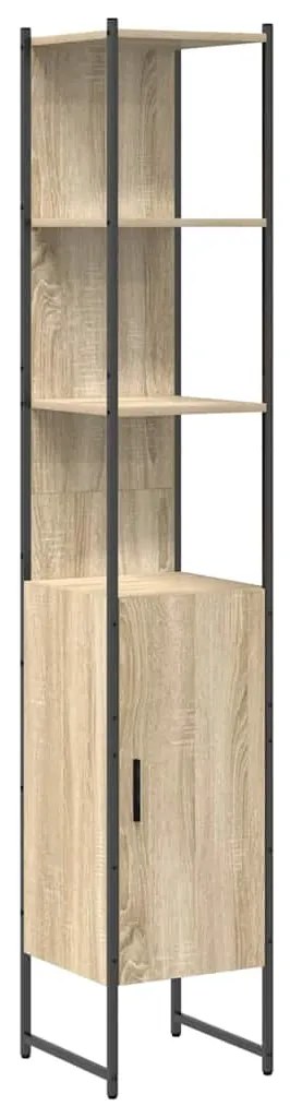 Conjunto de Móveis para Banheiro 3 pcs Carvalho sonoma