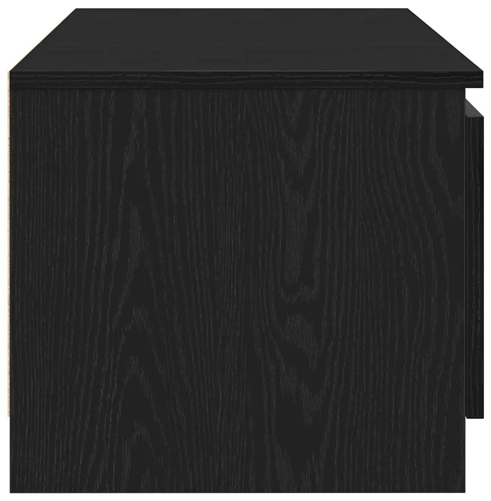 Móvel de TV 140x40x36 cm derivados de madeira carvalho preto