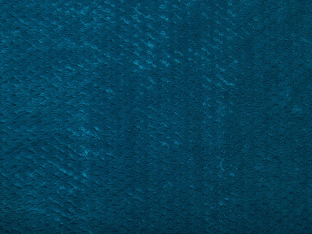 Manta azul turquesa 200 x 220 cm SAITLER Beliani