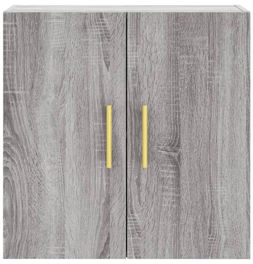 Armário de parede 60x31x60 cm derivados madeira cinzento sonoma