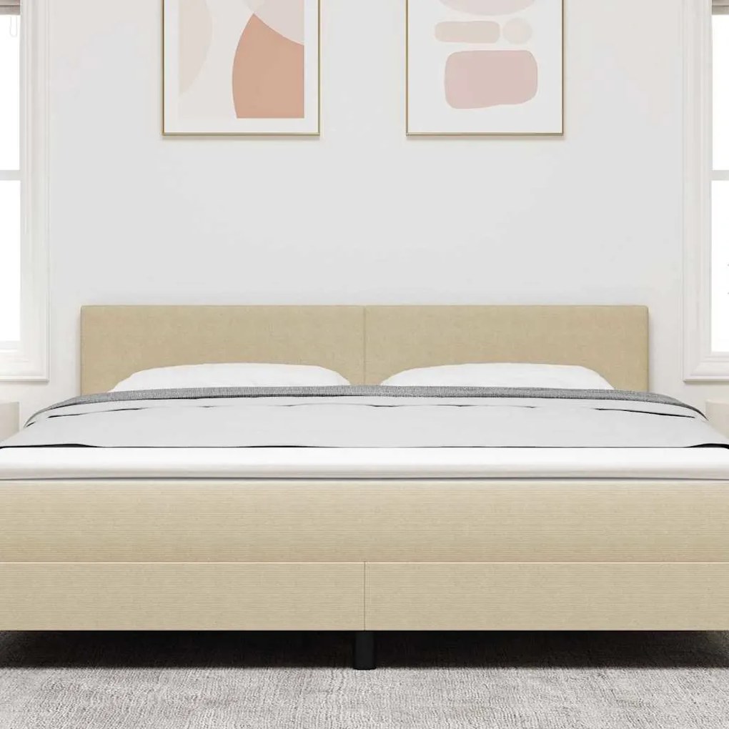 Cabeceira vidaXL Design Simples Verde Claro Cinza 180 cm Tecido de Cor