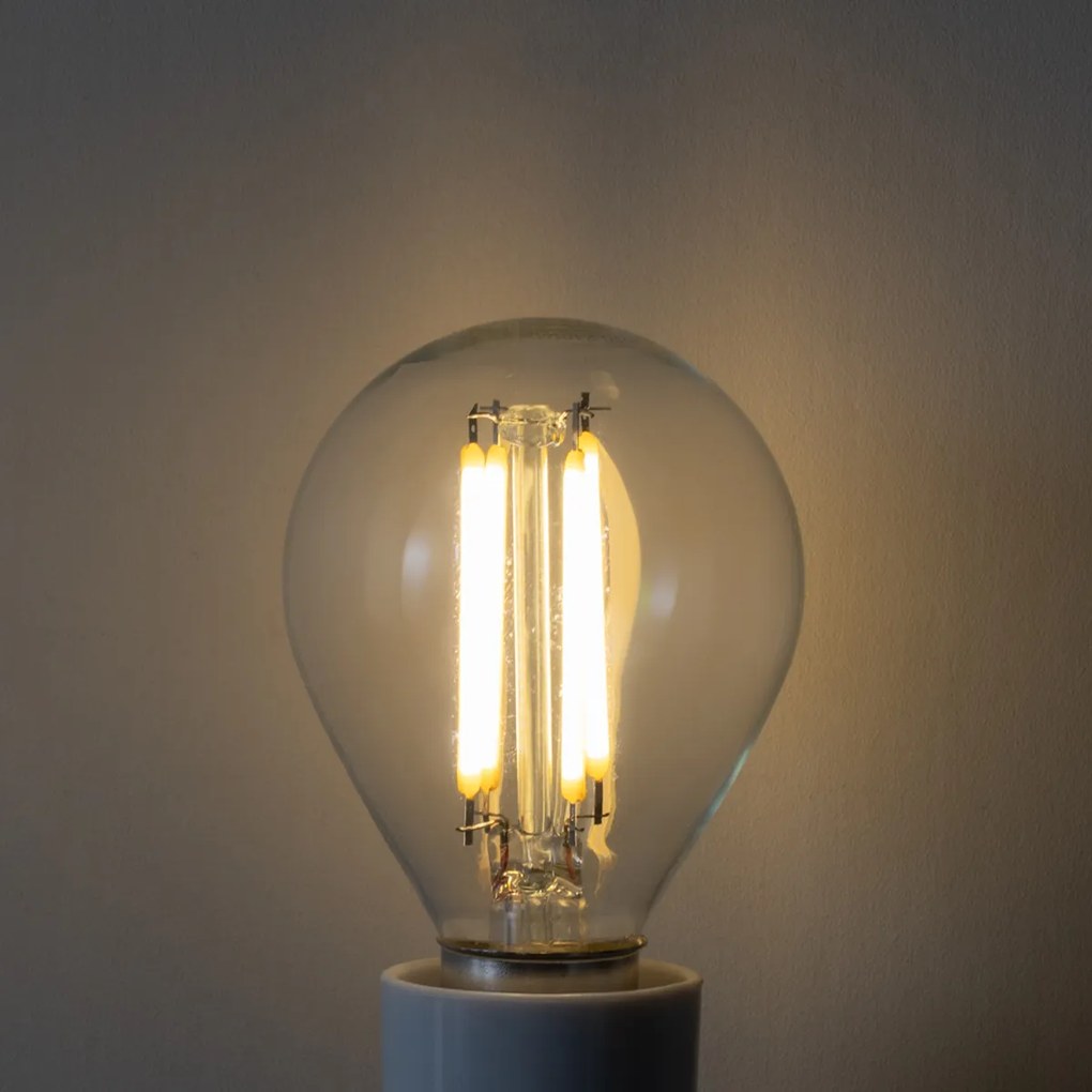 Set van 5 E14 3-staps dimbare LED lampen P45 helder 5W 470 lm 3000K