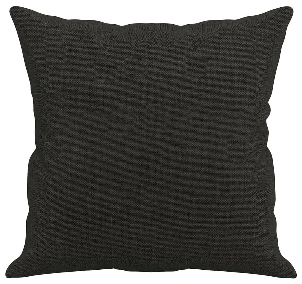 Almofadas decorativas 2 pcs 40x40 cm tecido preto