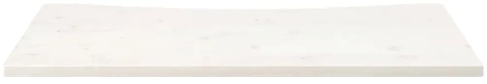 Tampo de secretária 100x50x2,5 cm pinho maciço branco