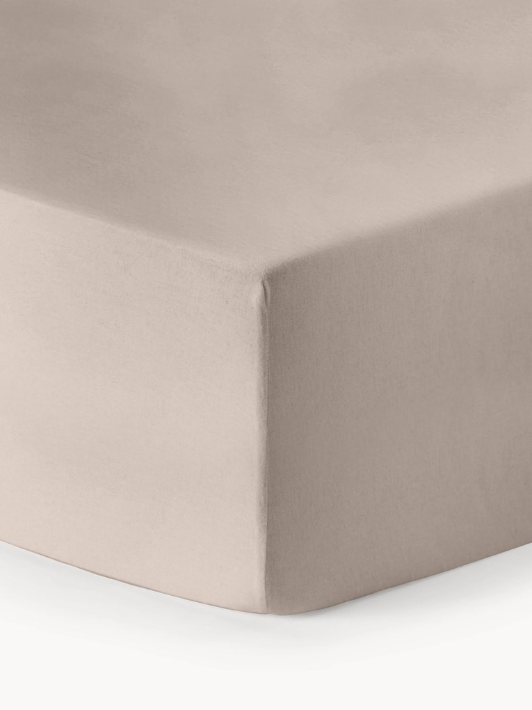 Lençol com elástico em flanela para boxspring Biba