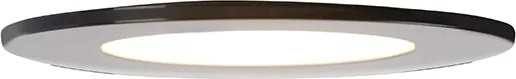 Conjunto de 6 Focos Embutidos Modernos Preto incl. LED Regulável em 3 Etapas IP65 - Blanca