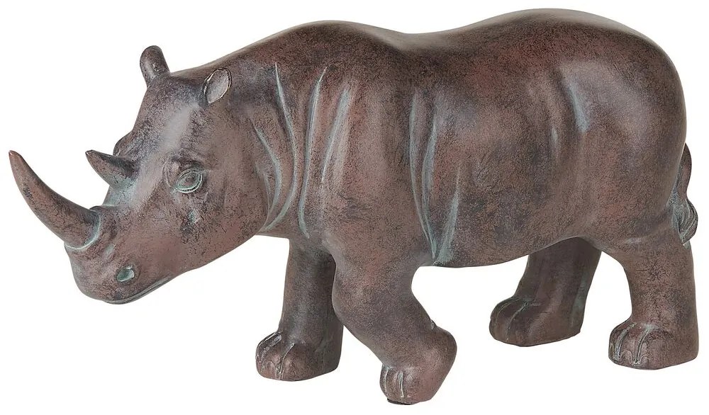 Figura decorativa castanha escura 17 cm GORKHA Beliani