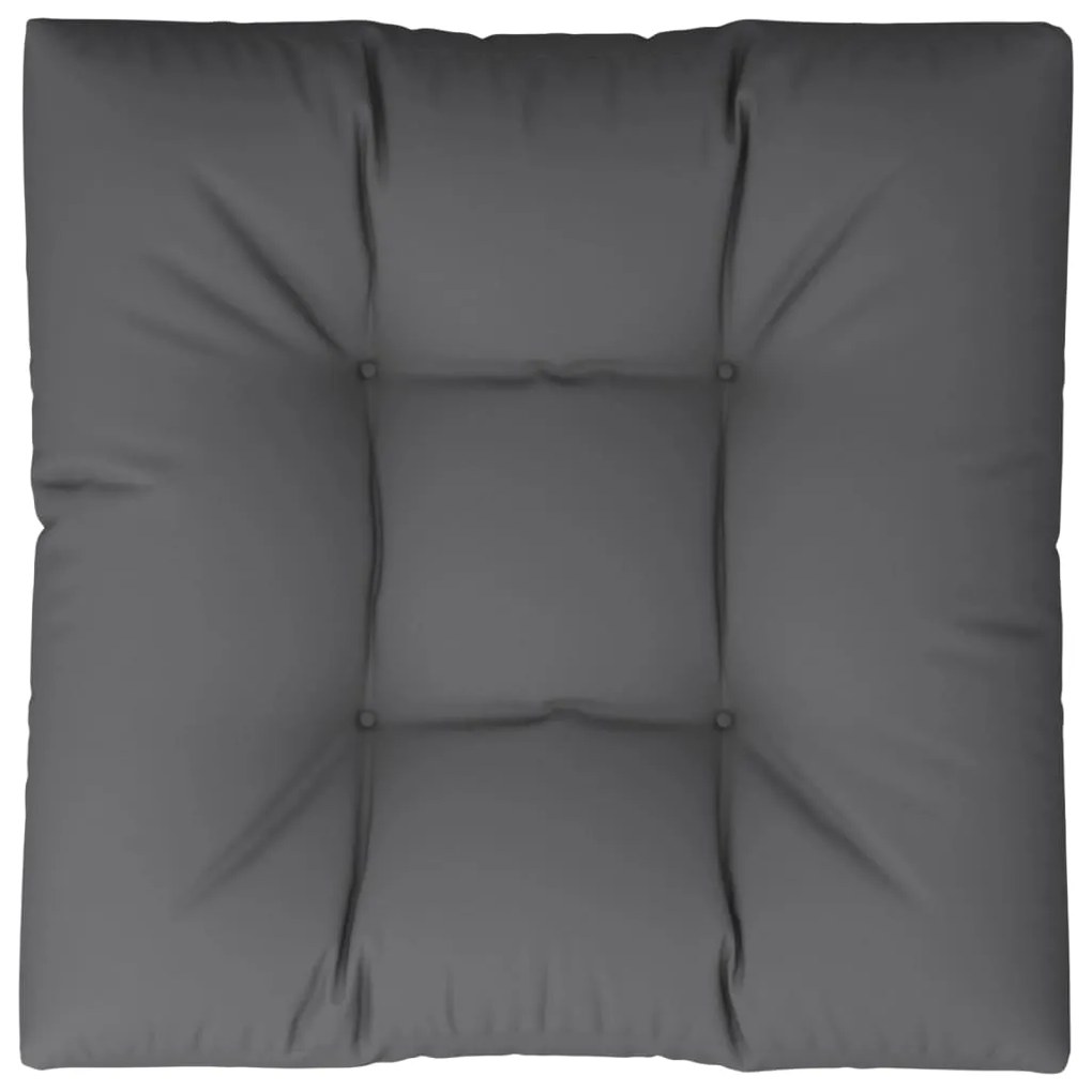 Almofadão para sofá de paletes 80x80x12 cm tecido cinza