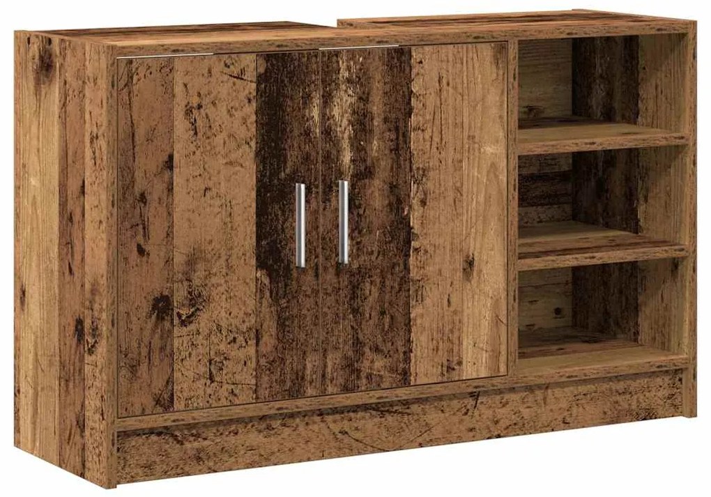Gabinete para Pia Madeira Velha 90x29x55 cm Madeira Derivada