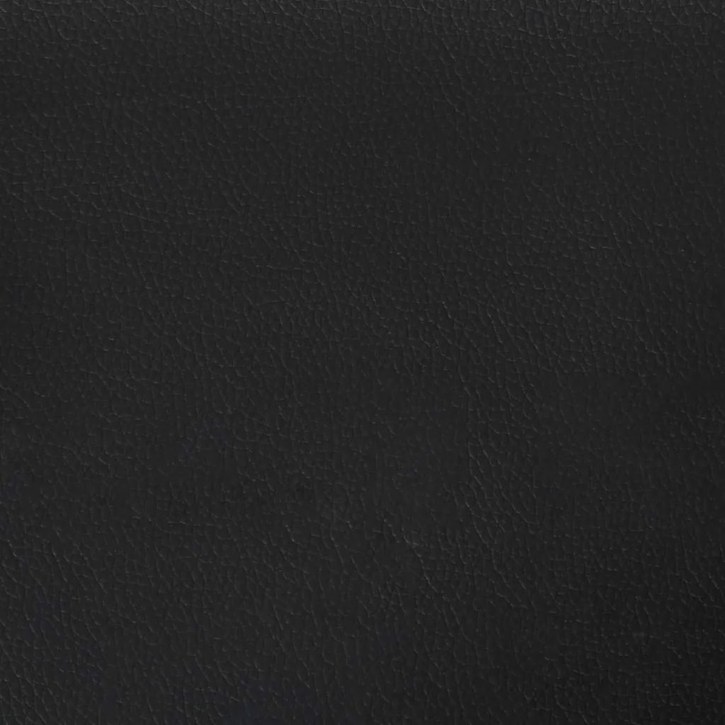 Poltrona couro artificial 60 cm preto