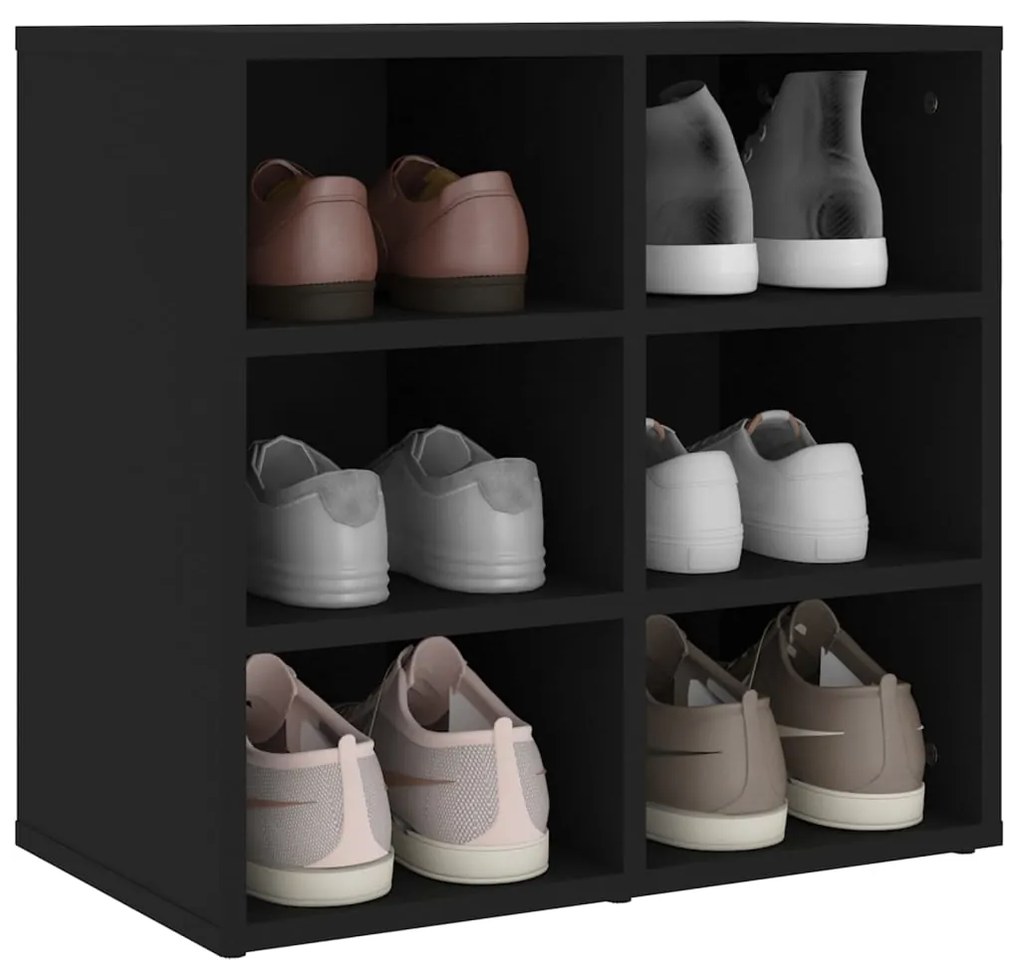 Sapateira 52,5x30x50 cm preto