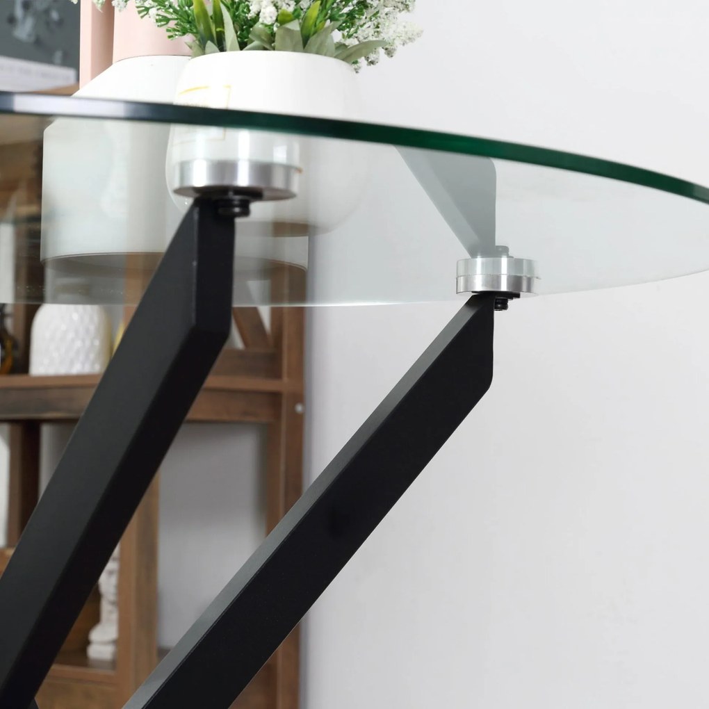 Mesa de Jantar Glassy - Design Moderno