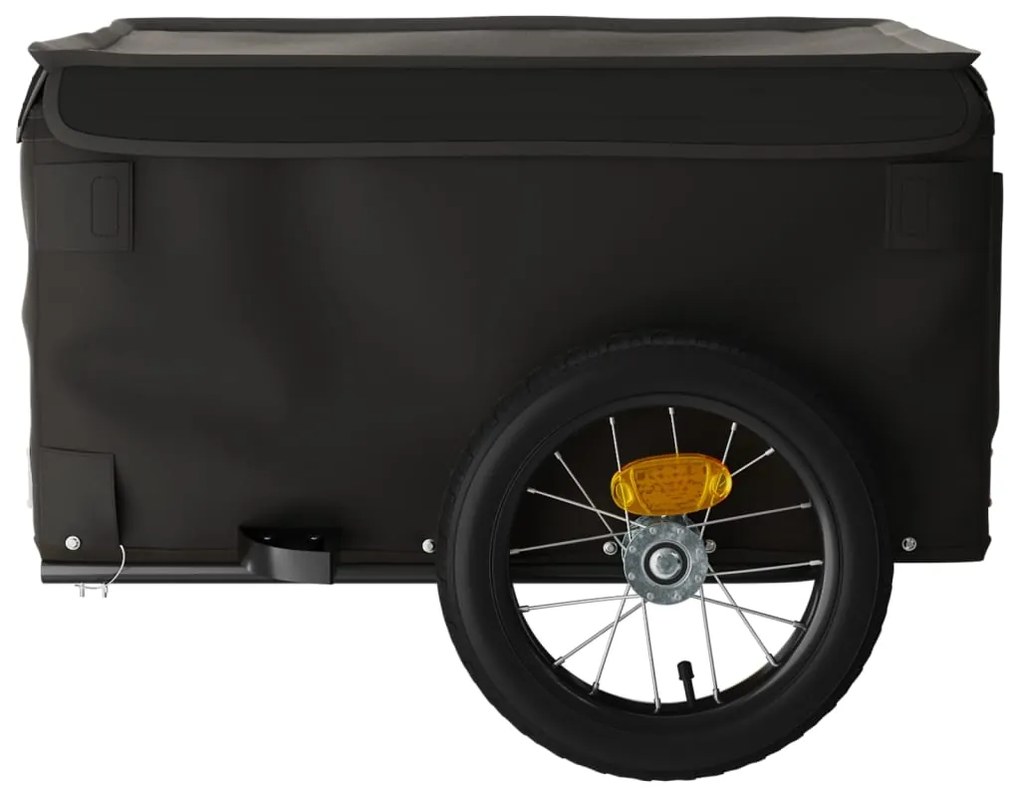 Reboque para bicicleta 30 kg ferro preto