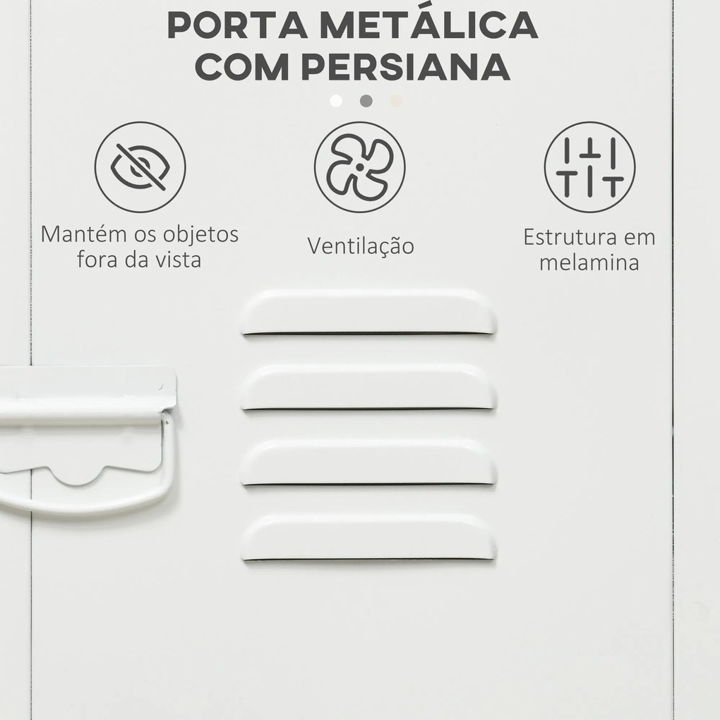 Vinsetto Bloco de Gavetas de Escritório Móvel Arquivador com Rodas Pra