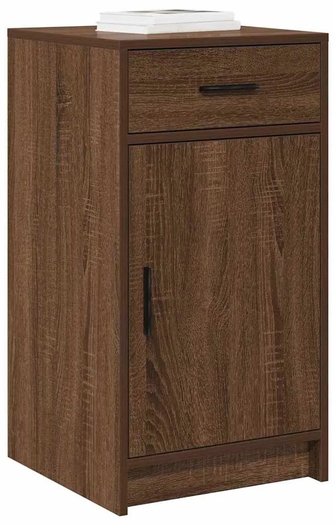 Armário vidaXL Castanho Carvalho 40x41x75 cm Madeira engenheirada
