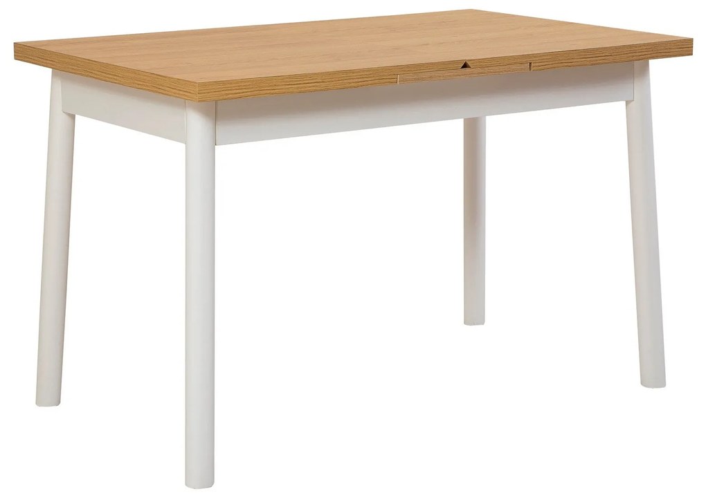 Conjunto de Mesa de Jantar Extensível e Cadeiras Oliver – Branco – Mes