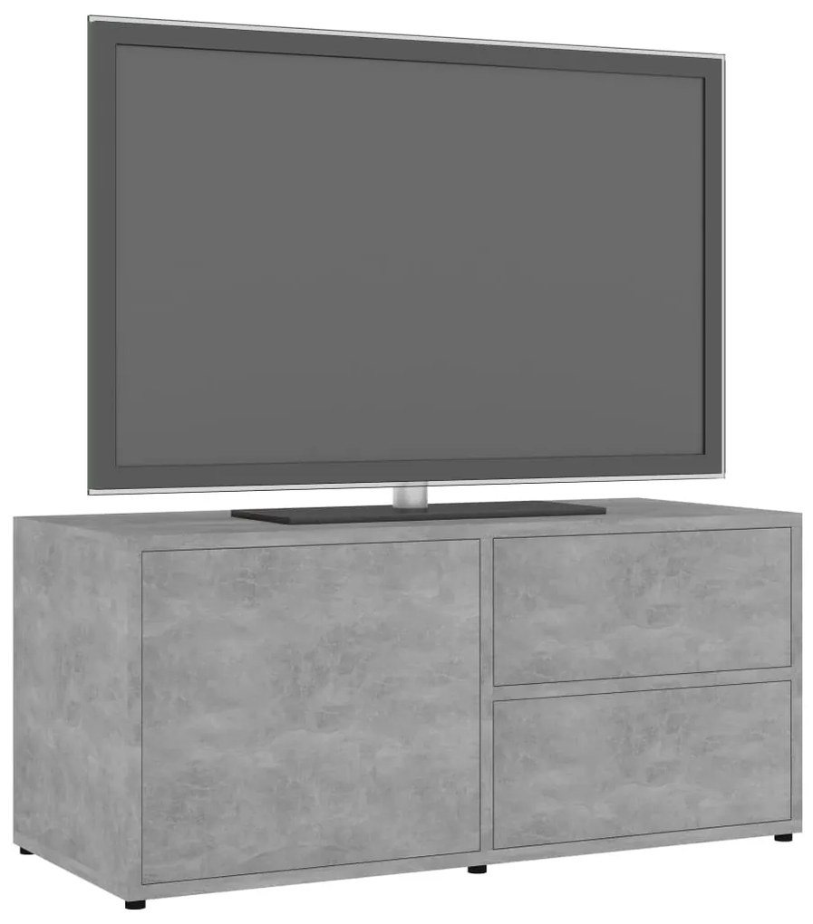 Móvel de TV 80x34x36 cm derivados de madeira cinzento cimento