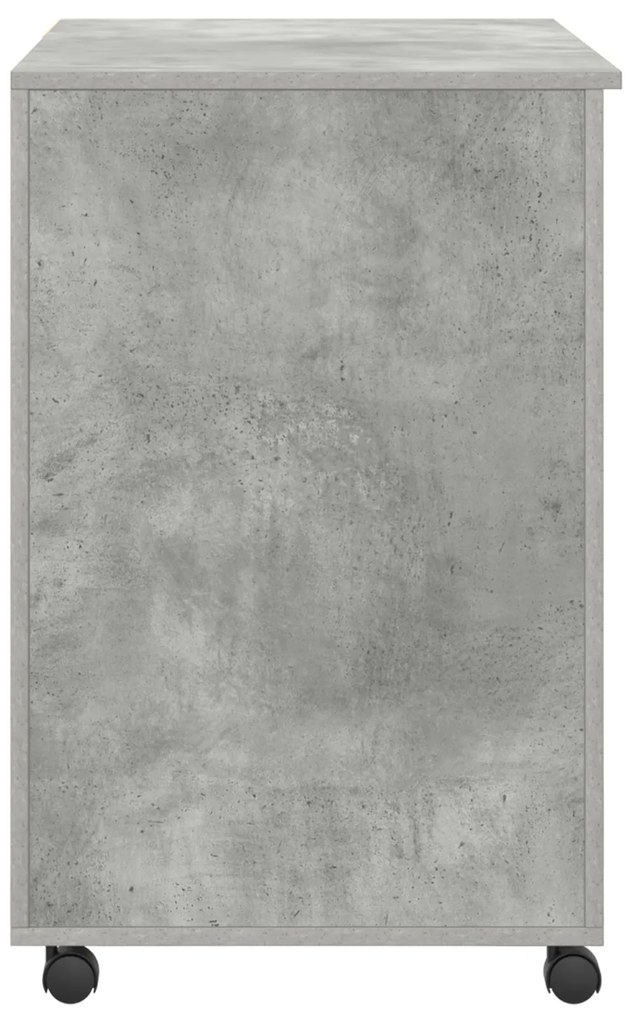 Secretária Concreta Cinza Cinza concreto Aglomerado de partículas