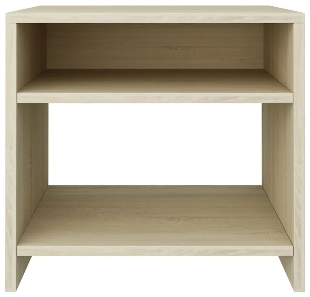 Mesa de cabeceira 40x30x40 cm derivados madeira carvalho sonoma