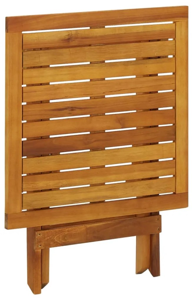 Mesa de bistrô 46x46x47 cm madeira de acácia sólida