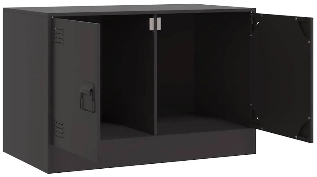 Móvel de TV 67x39x44 cm aço preto