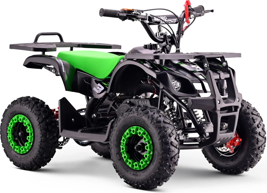 Mini Moto Infantil para crianças 5 a 9/10 anos Gasolina 50 CC Beneo Motors Cobra com limitador de velocidade Verde