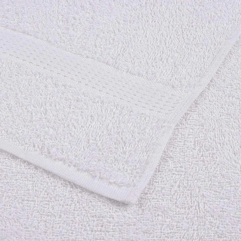 Toalhas de bidé 2 pcs 30x50 cm 360 gsm 100% algodão branco