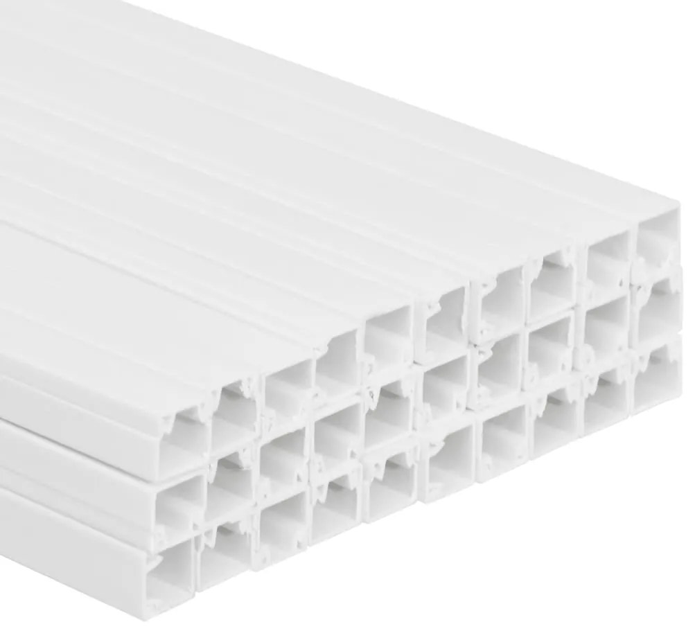 Calhas para cabos 10x10 mm 30 m PVC