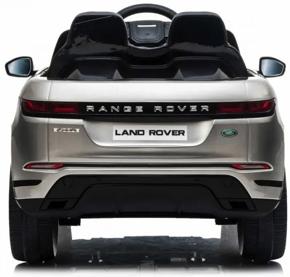 Carro elétrico para crianças 12V Range Rover Evoque pneus borracha e assento pele sintetica Cinzento