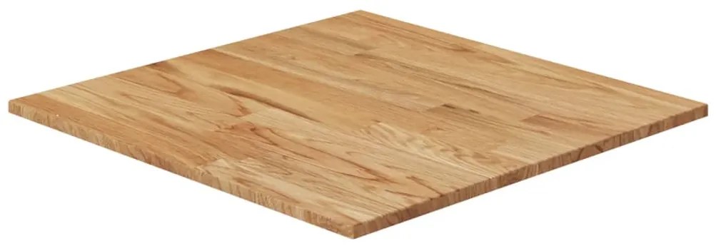 vidaXL Tampo mesa quadrado 70x70x1,5cm carvalho tratado castanho-claro