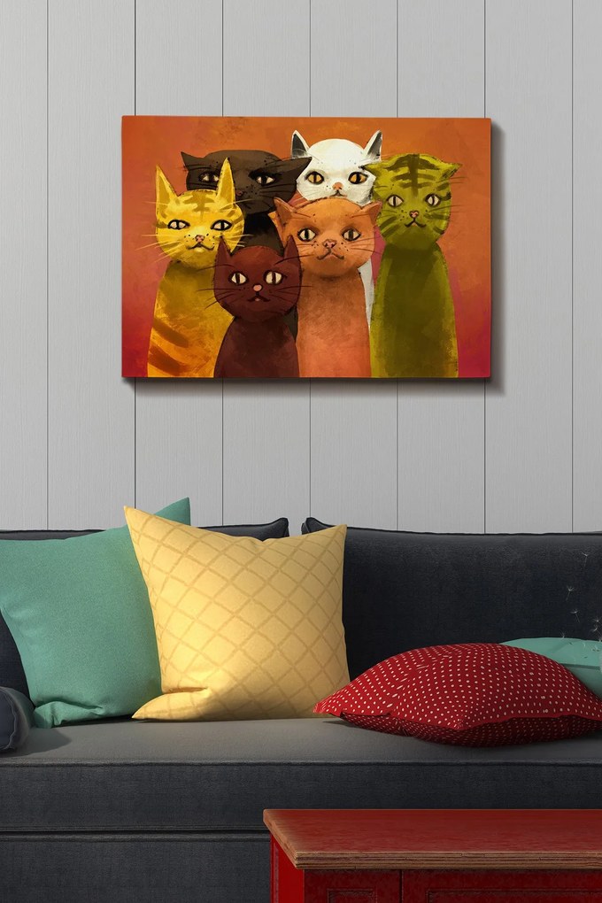 Pintura Decorativa em Tela 315384488 – Multicolor – 50 x 70 cm