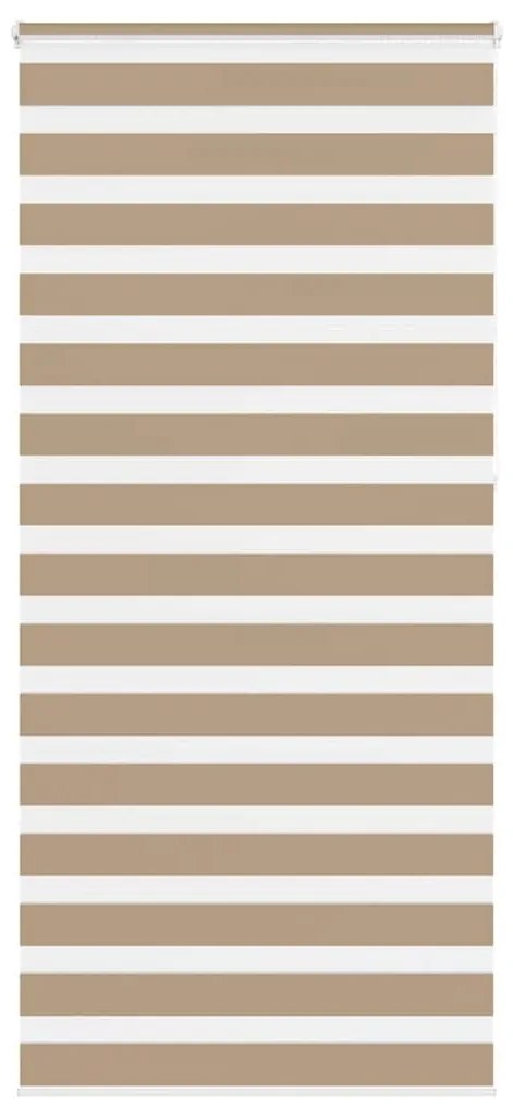 vidaXL Cortina de zebra 95x230 cm largura do tecido 90,9 cm poliéster