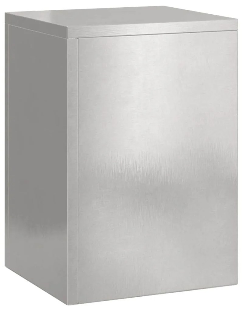 Suportes de Plantas para Exterior Pilar 2 pcs 24x24x35 cm Aço Inoxidáv