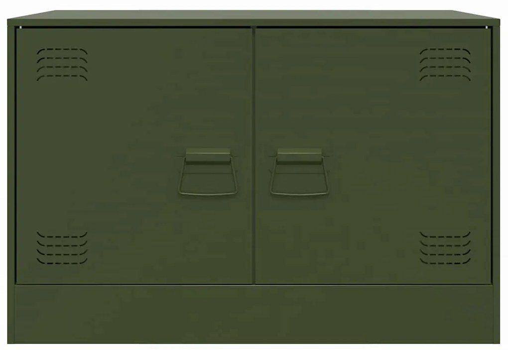 Móvel de TV 67x39x44 aço verde azeitona