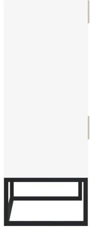 Aparador alto 70x35x125 cm derivados de madeira branco