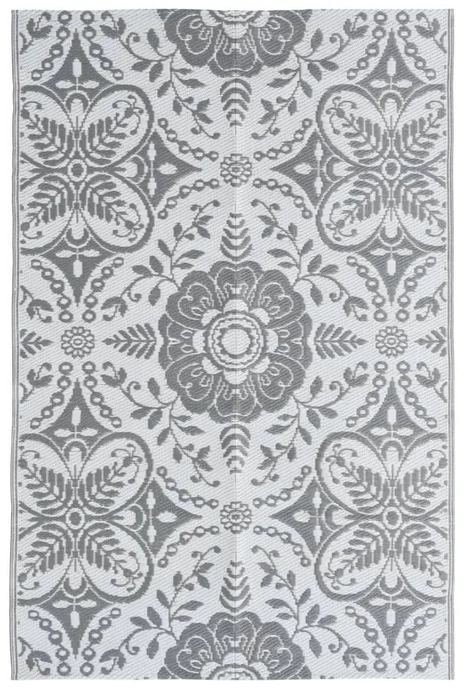 Tapete de exterior ARAKIL Cinzento claro 120x180 cm PP