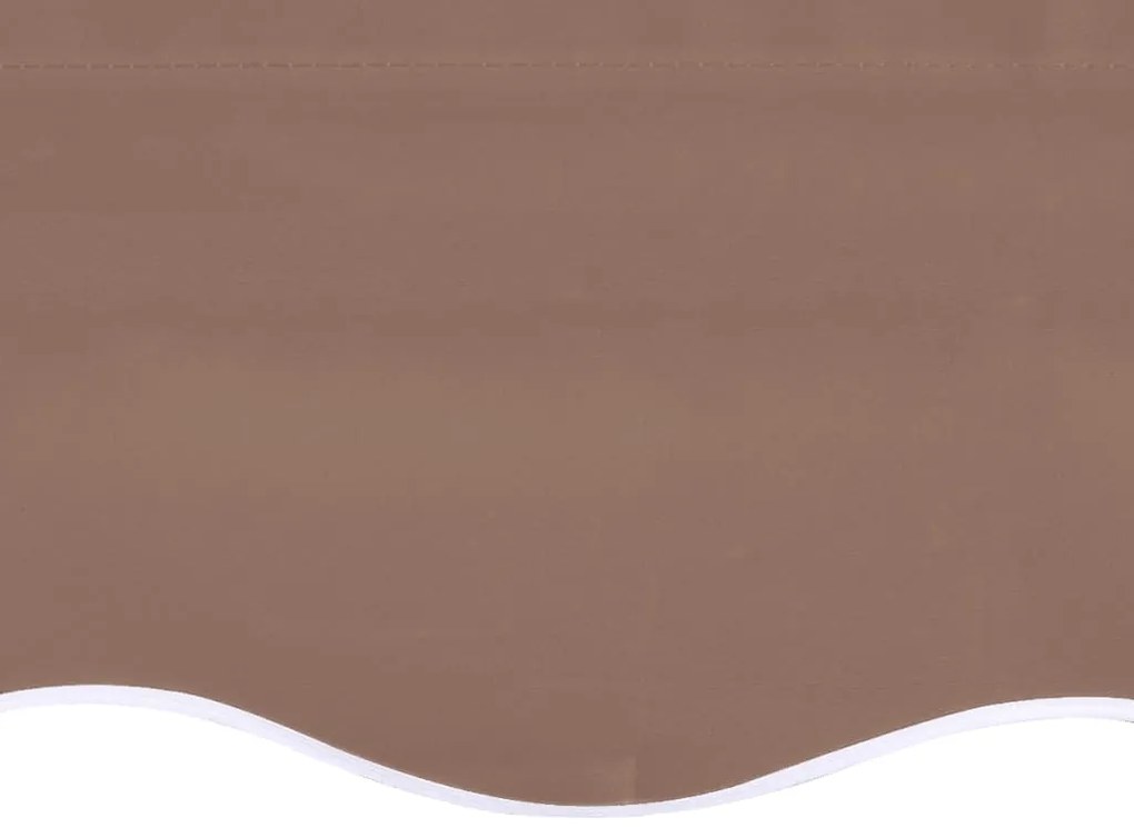 Tecido de substituição para toldo 6x3 m castanho