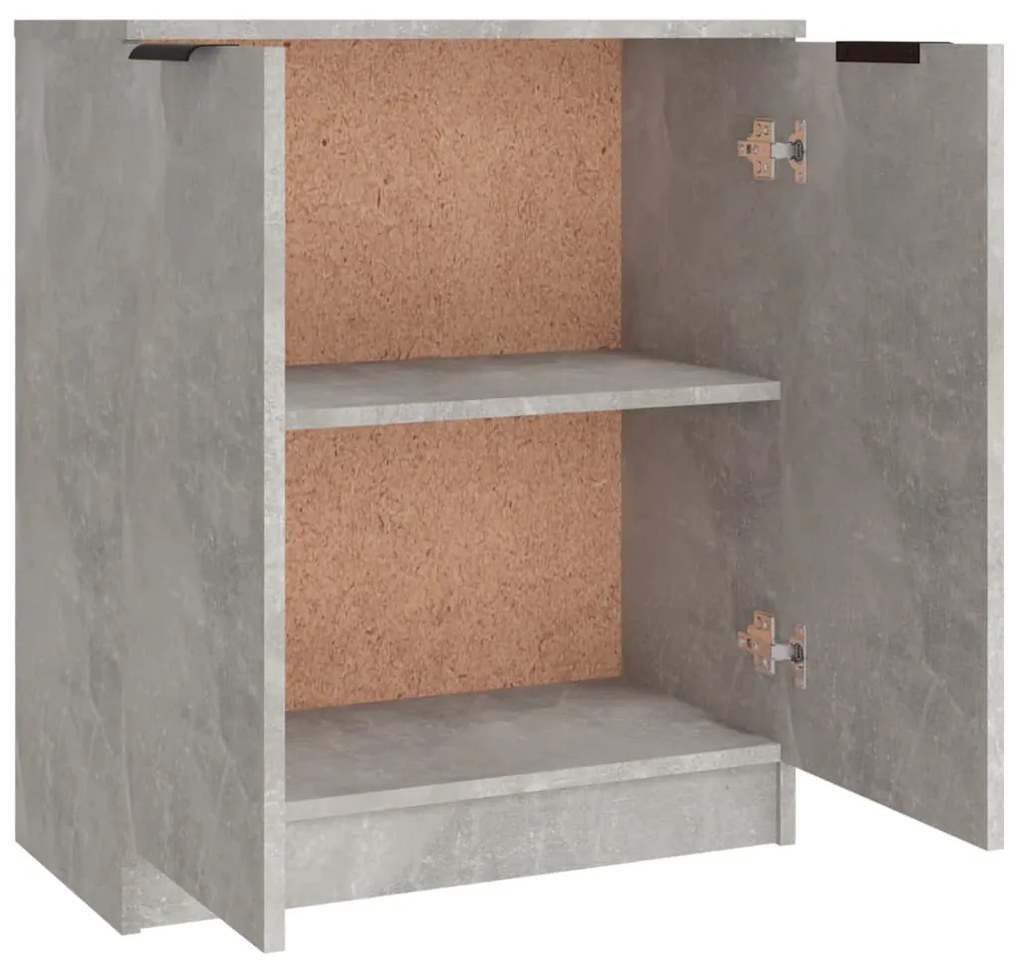 Aparadores 3 pcs derivados de madeira cinzento cimento