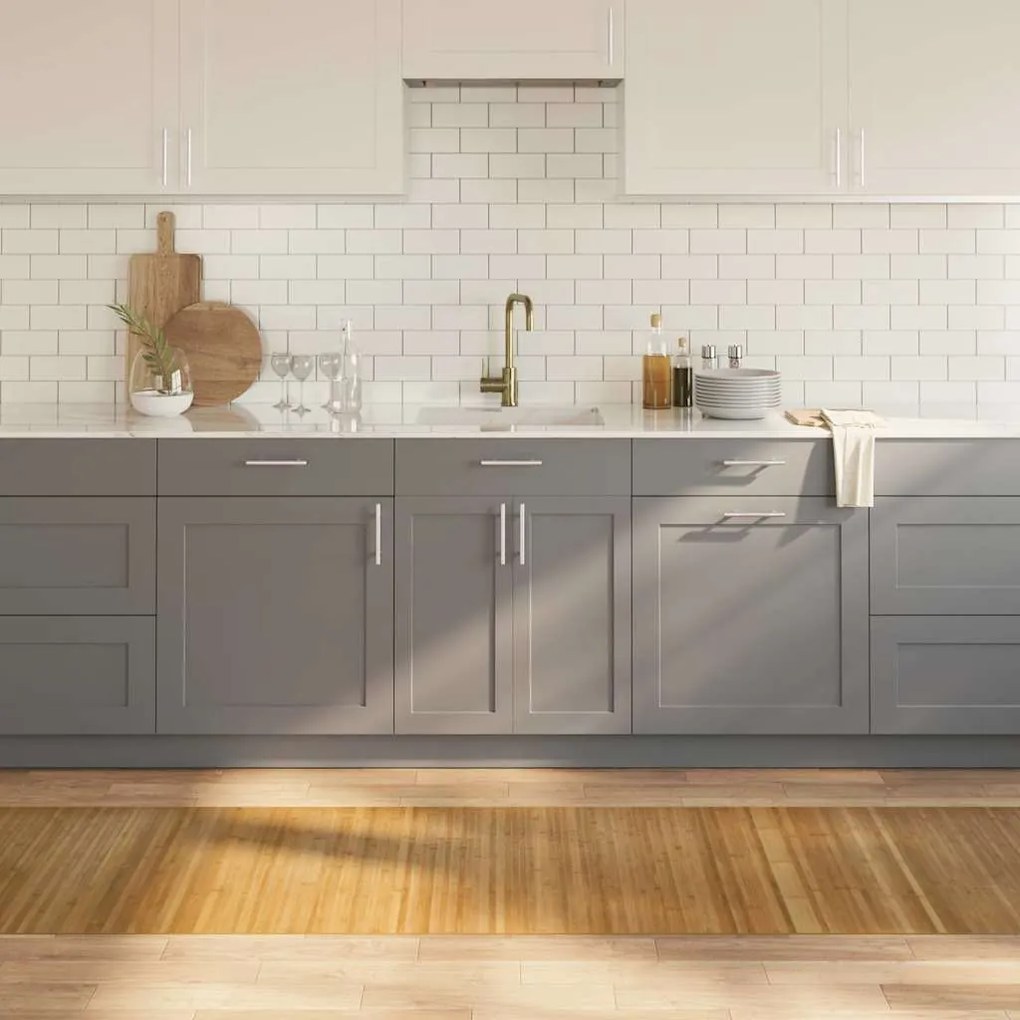 vidaXL Tapete retangular 70x400 cm bambu cor natural