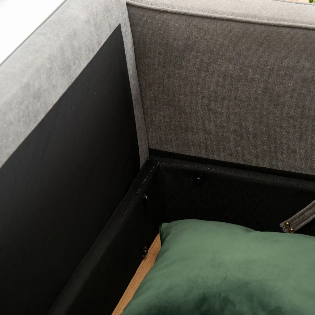 Sofá Dharma de 3 Lugares com Arrumação - Design Moderno