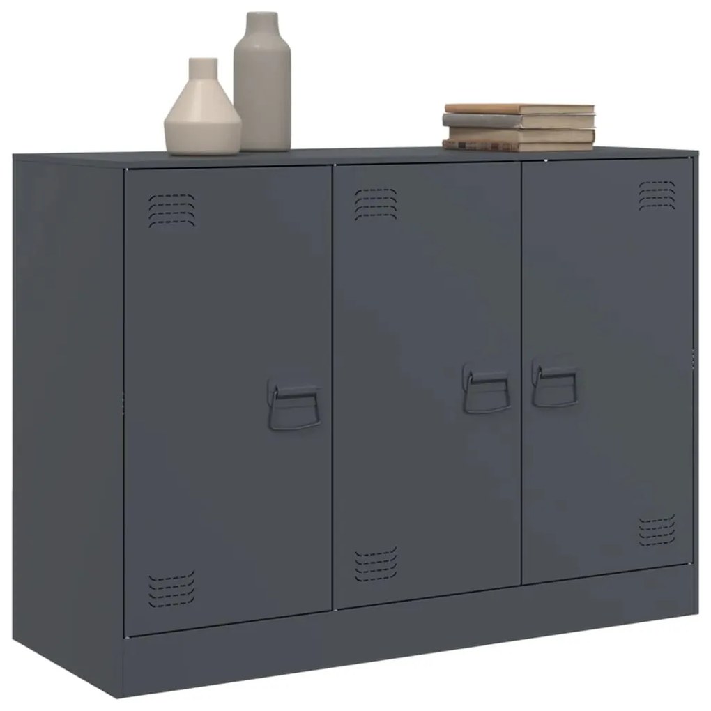 Aparador 99x39x73 cm aço antracite