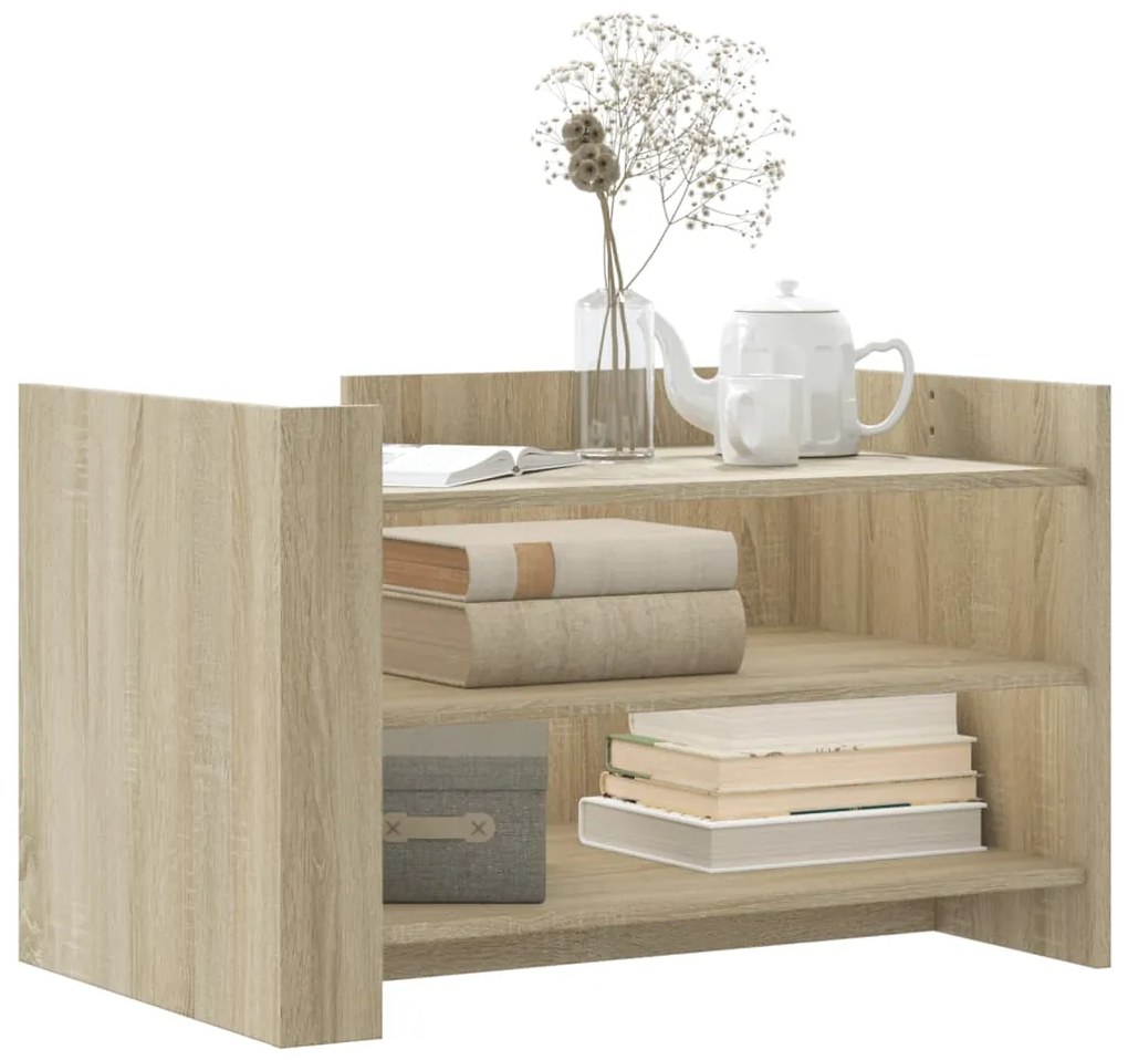 Mesa de centro 80x50x50 cm derivados de madeira carvalho sonoma