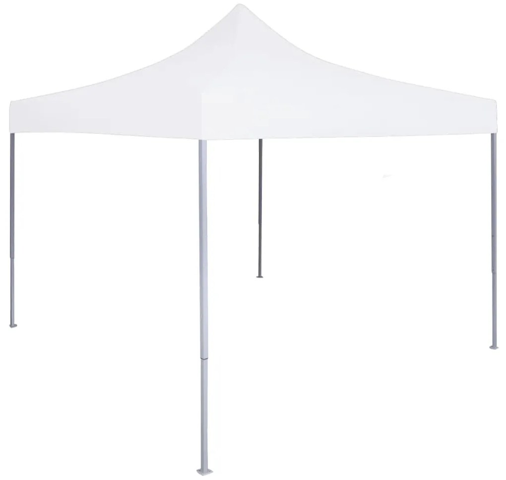 48886 vidaXL Tenda dobrável profissional para festas 2x2 m aço branco