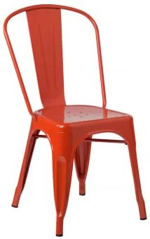 Cadeira De Jantar Empilhável Lix Laranja - Sklum