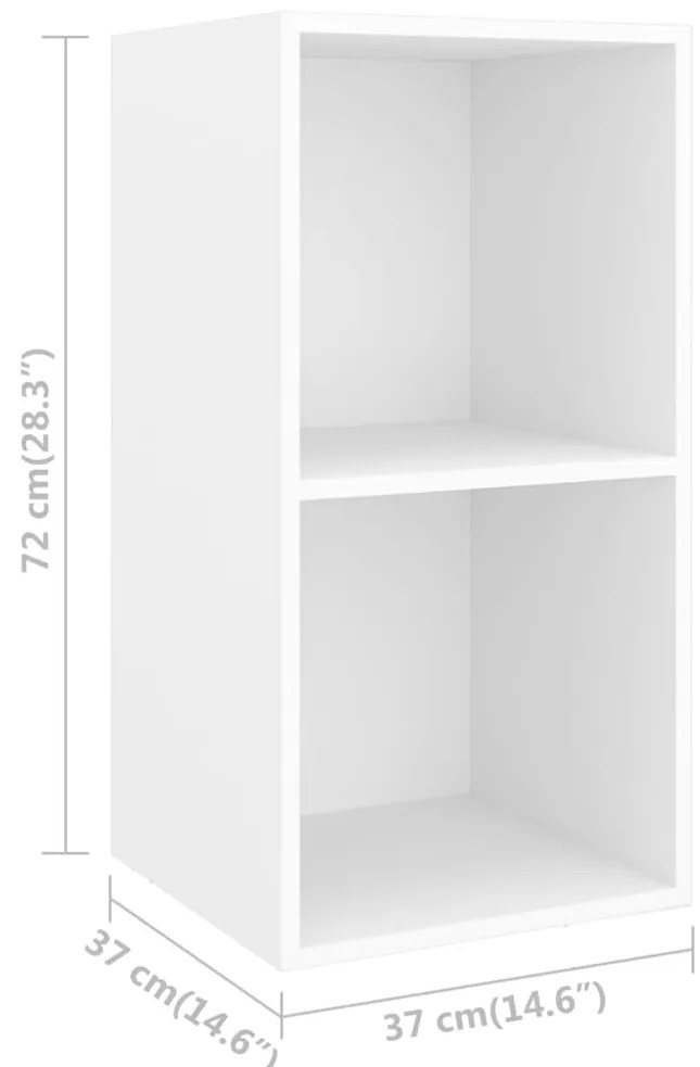 4 pcs conjunto de móveis de TV contraplacado branco