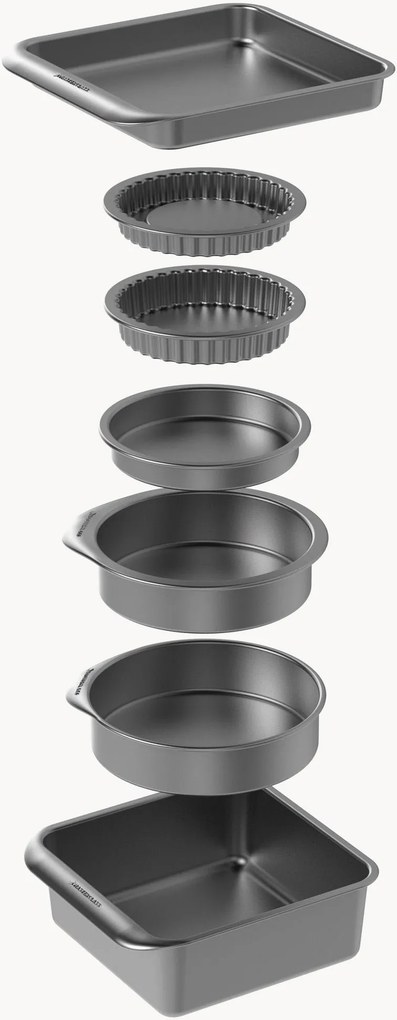 Conjunto de formas antiaderentes para bolos MasterClass, conjunto de 7